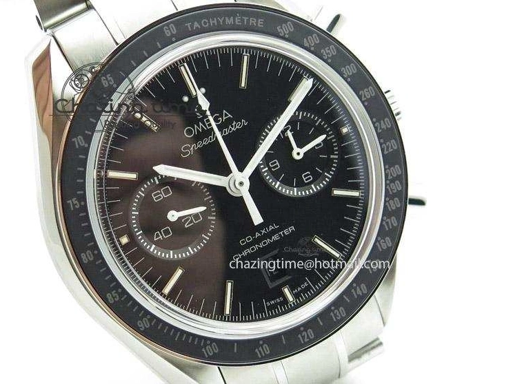 0728 Efficient Speedmaster Professional Moonwatch Chrono AXF Best Edition On SS Bracelet A 8286